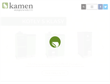 Tablet Screenshot of kamen.com.pl